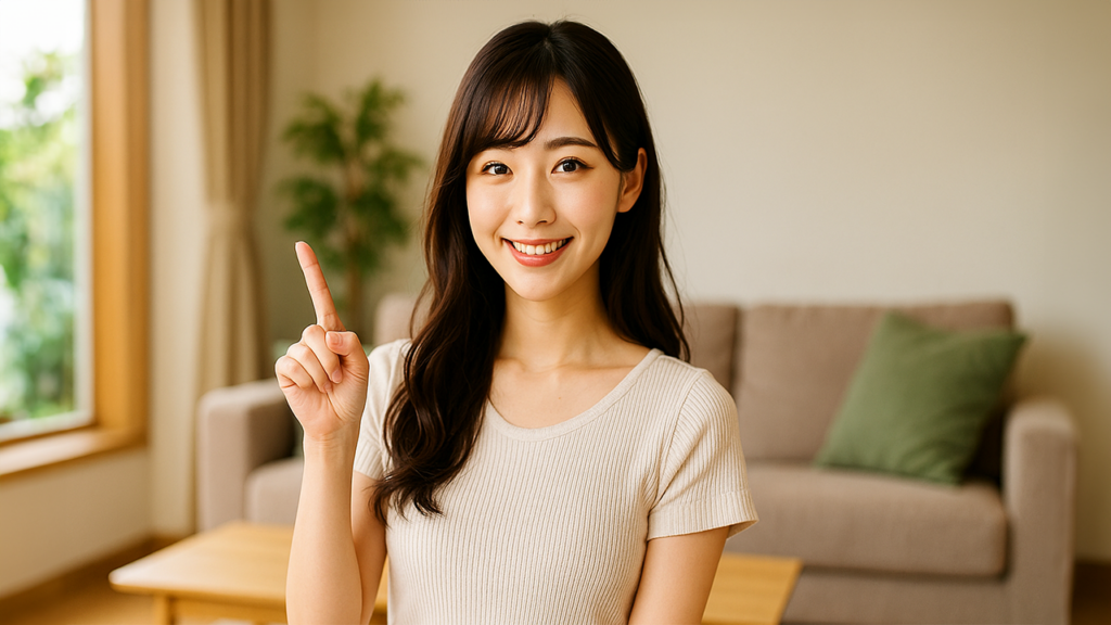ガイドしている女性