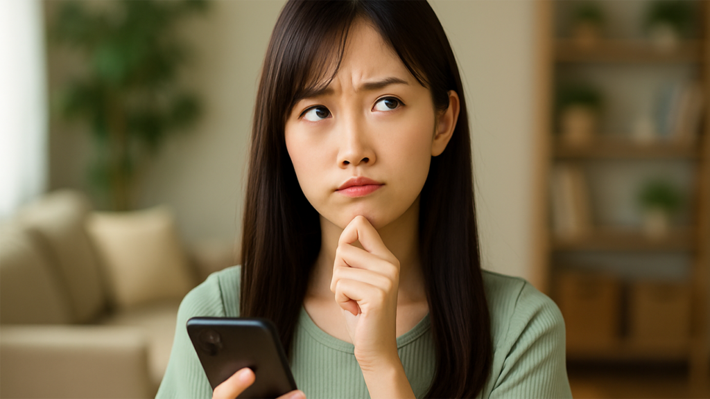 悩んでいる人