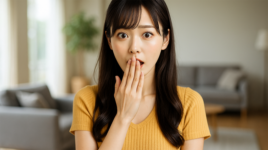 携帯契約で悩んでいる女性