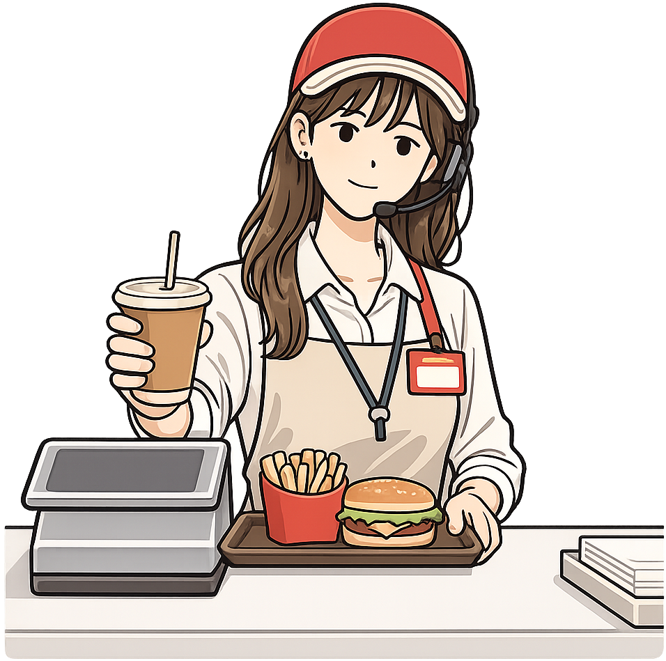 アルバイトしている学生